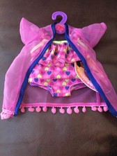 MY LIFE As PInk Hearts Bikini  Cover Up Fits 18" DOLL NWT