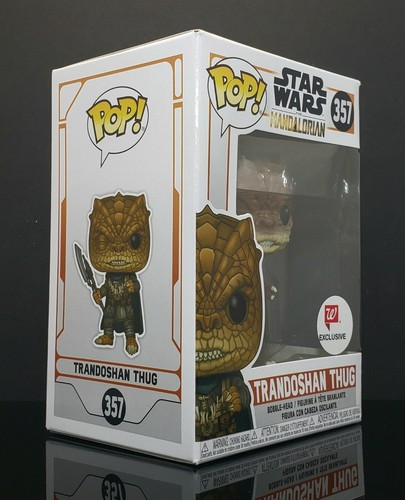 Funko Pop! Star Wars #357 The Mandalorian Trandoshan Thug Walgreens + Protector - Imagen 8 de 12