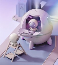 Humidificateur d'air USB à capsule spatiale, diffuseur d'eau d'aromathérapie à b