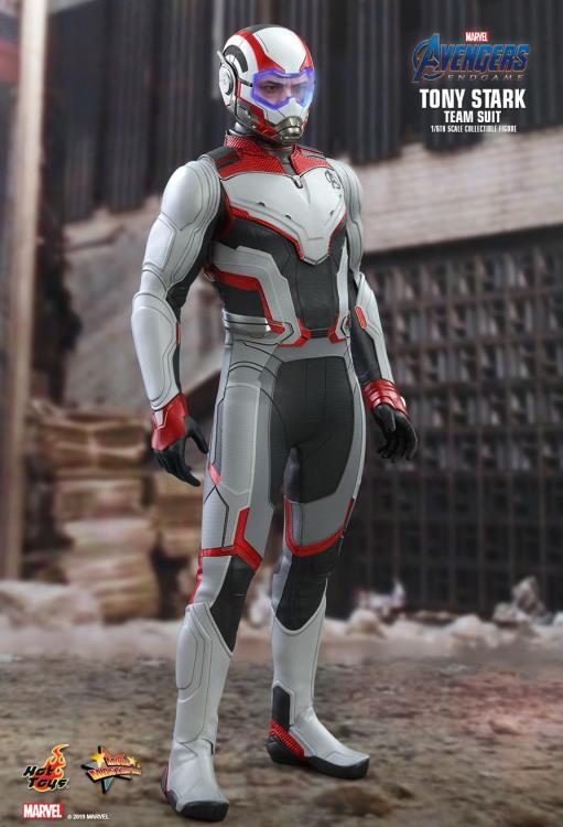 HOT TOYS 1/6 MMS537 TONY STARK Team Suit Version Figure Avengers