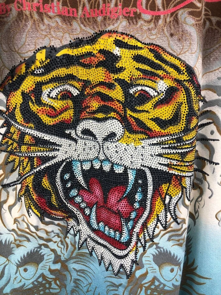 Camiseta para hombre Ed Hardy by Chrisian Audigier M Foto 3 de 4