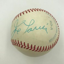 The Finest Joe Louis Single Signed American League Baseball On Earth PSA DNA COA