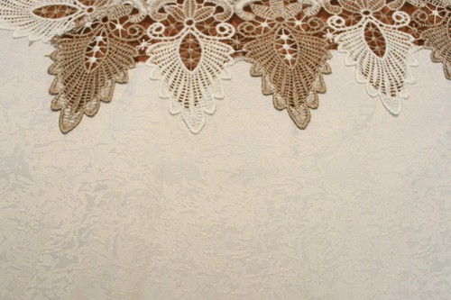 WHITE & GREY Lace Tablecloth Sets from Doilies to Mats - Elegant & Top Quality - Picture 45 of 59