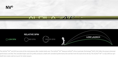 アルディラ　ALDILA NV 55-R 　テーラーメイドスリーブ　ドライバー BRAND NEW ALDILA NV 55 R REGULAR FLEX .350 DRIVER SHAFT 350 46