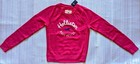NEW Pink HOLLISTER Fitted Soft Fleece Lined Sweatshirt w/ Applique Logo XS — photo 2
