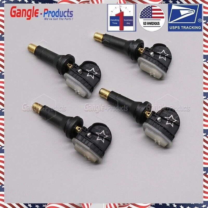 Sensores de presión de neumáticos TPMS 13598771 4 piezas para sensor TPMS Buick Chevrolet GM Foto 3 de 4