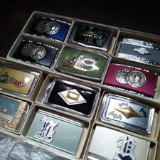 Vintage Belt Buckle Collection 18 Pieces