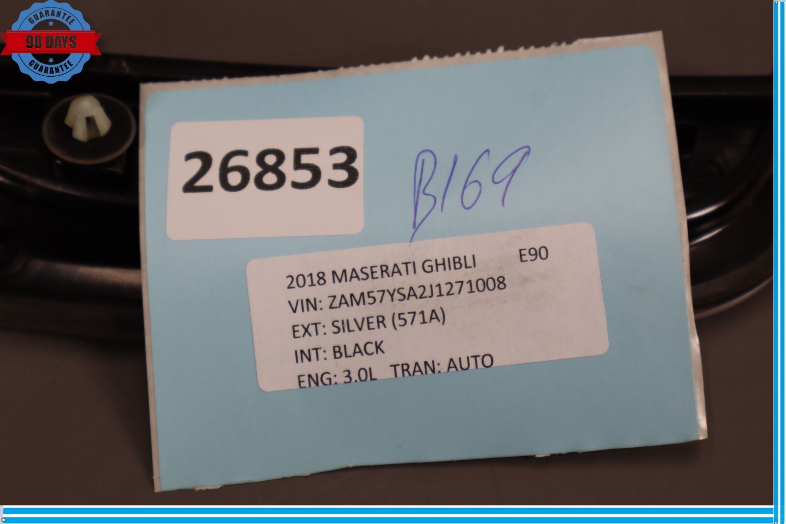 Maserati Ghibli 2014-2018 Rear Right Body side trim