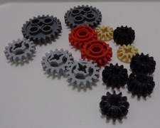 LEGO TECHNIC 32270 4177431 4565452 6100930 6133119 Mixed Cogs Red/Black/Tan x14