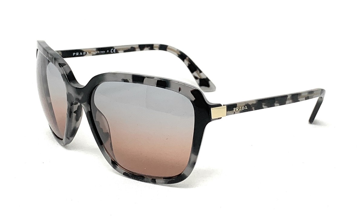 PRADA Women's Square Sunglasses SPR 10V 510756 Grey Brown