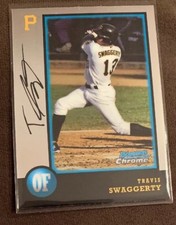 2018 Bowman Draft Travis Swaggerty 20th Anniversary Bowman Chrome - #98B-TS