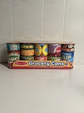 Melissa Doug Let's Play House Grocery Cans 4088 Pretend Kitchen Food NEW