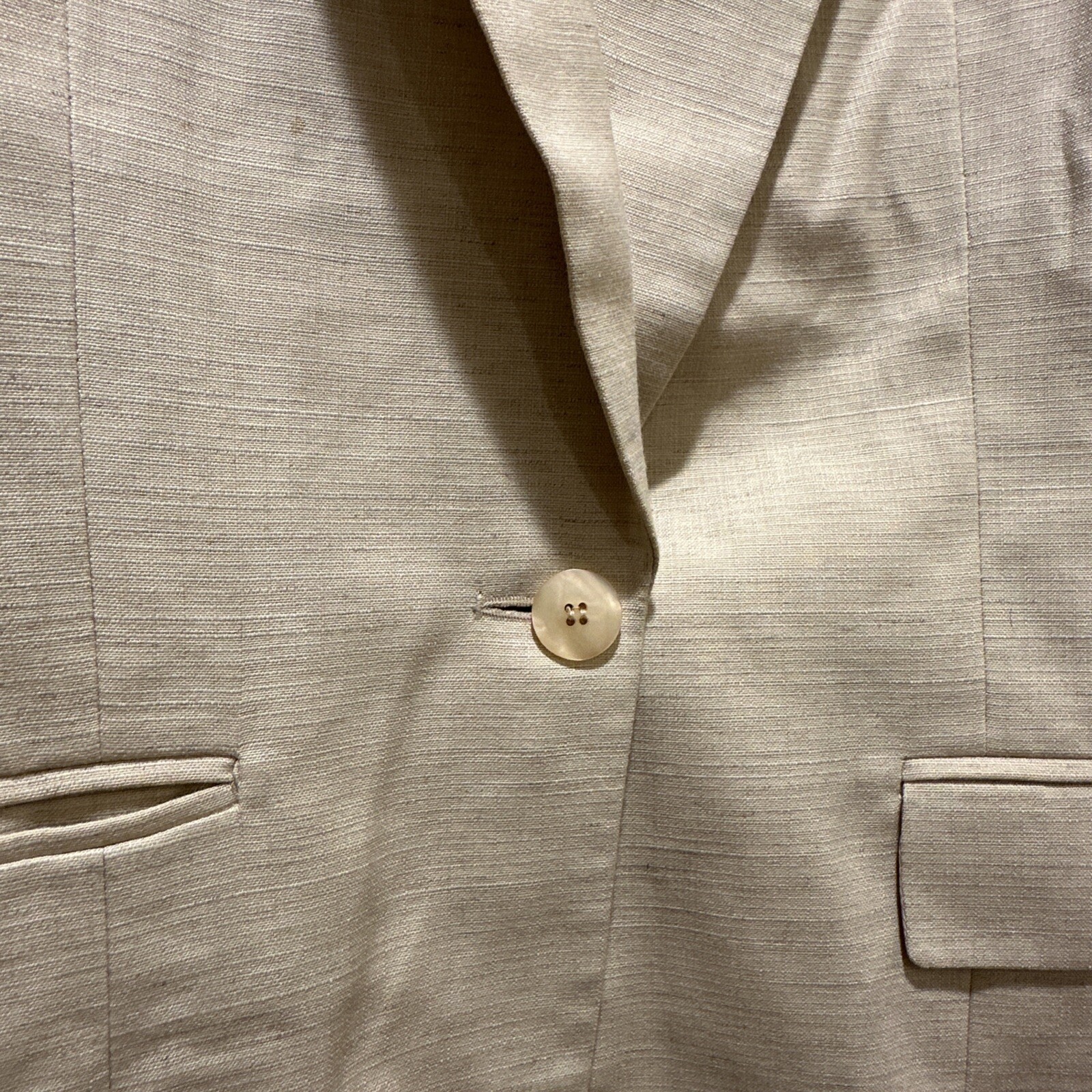 Vintage Pendleton Tan Polyester Blend Blazer Suit… - image 2