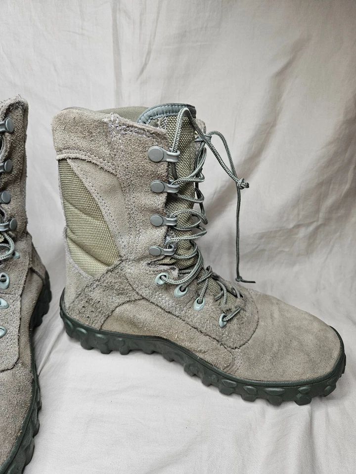Botas Rocky S2V Special Ops Para Hombre 7 Verde Gamuza Cuero Combate Táctico Militar Foto 4 de 4