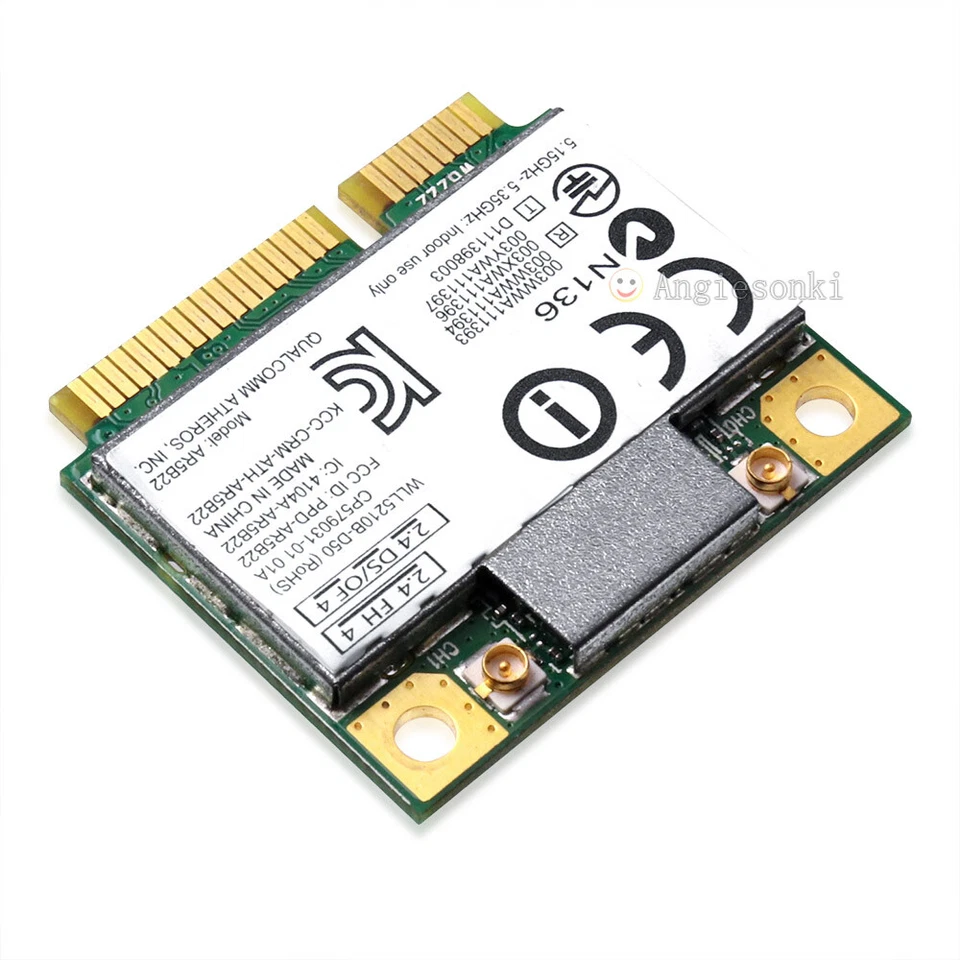 Atheros AR9462 AR5B22 Mini PCI-E 802.11N WIFI WLAN CARD Bluetooth 4.0 2.4 & 5Ghz - Image 3 of 4