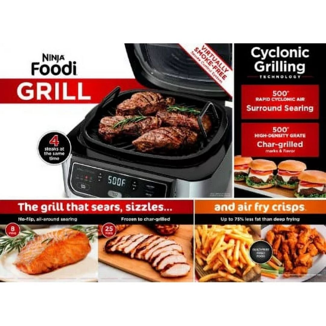 Ninja® Foodi™ AG300 - The Ultimate 4-in-1 Indoor Grill and Air