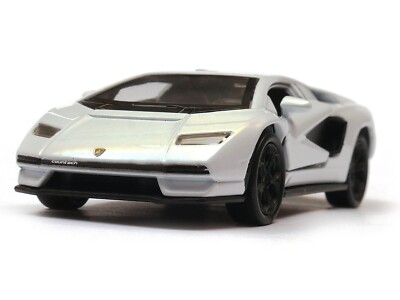Lamborghini Countach LPI 800 italienisches Automodell silber Diecast Spielzeug 1:34-1:39 Welly