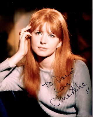 JANE ASHER HAND SIGNED 8x10 PHOTO+COA       GORGEOUS+SEXY ACTRESS       TO DAVID