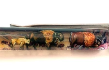 Custer State Park Floaty Pen Moving Buffalo Calf Black Hills South Dakota Vtg