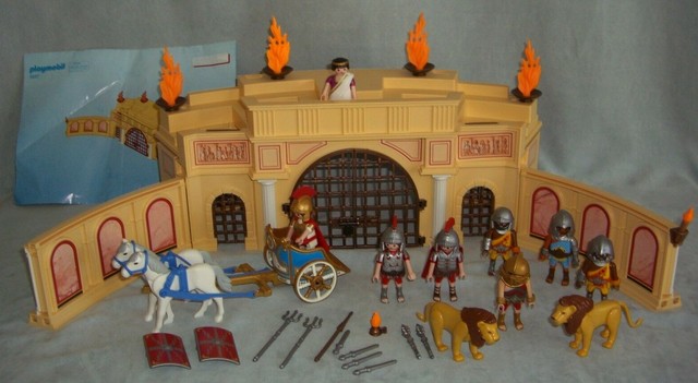 playmobil gladiator arena