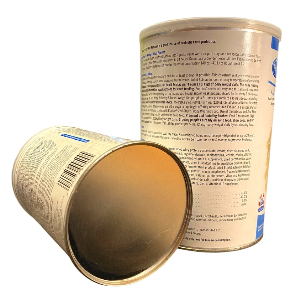 ESBILAC PetAg PetLac 12 oz leche de cachorro en polvo de reemplazo 28 oz 12 oz = 52 oz BB 2023 Foto 3 de 4