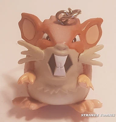 POKEMON RATTATAC (Raticate, Rattikarl) Porte-clés ORIGINELLE TAKARA TOMY PVC 2"