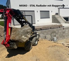 Radlader Hoflader Minibagger Miniradlader Hoftruck MS 09 / 4 WD von MISKO - STAL