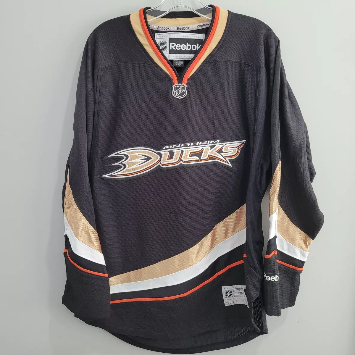 Reebok NHL Anaheim Mighty Ducks Paul Kariya 9 Black Hockey Jersey