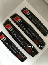 4X SLINE Car Door Edge Gap Anti-collision Protector Guard Scratch Bumper Strip