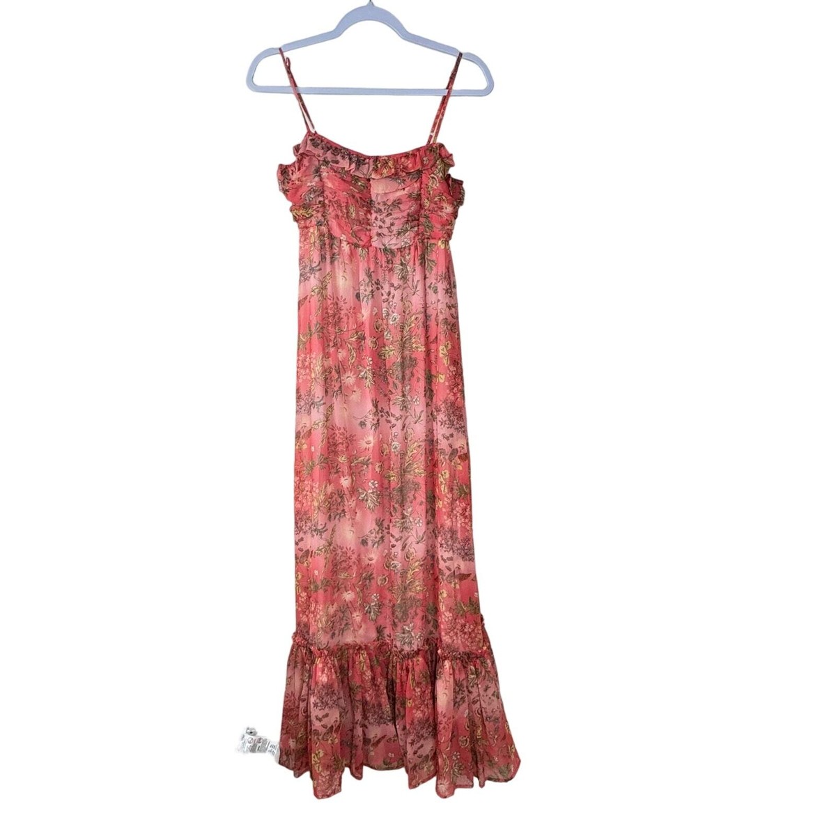 byTiMo Chiffon Strap Dress - Bright Field NWOT Size Small | eBay