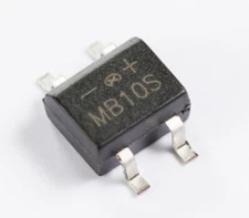 10pcs MB10S SMD Bridge Rectifiers 1000V 0.5A SOP-4 US Ship