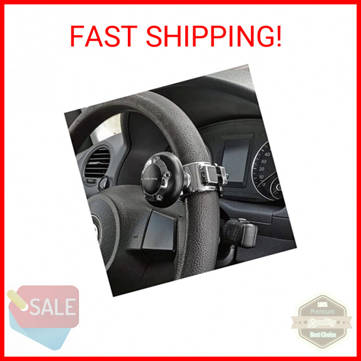 Hypersonic Large Steering Wheel Knob Spinners, Universal Vehicle