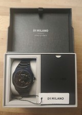D1 Milano Utra Thin 40mm Black DLC Armbanduhr