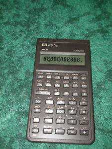 Vintage Hewlett Packard HP 10B Calculator Business Financial vtg rare