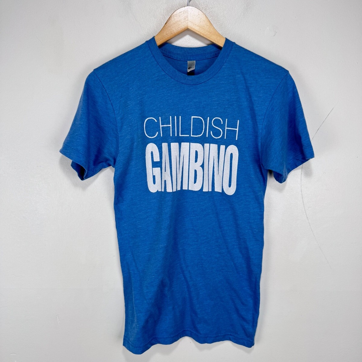 Childish Gambino T-Shirt Men Small Blue White I Am Donald Glover Tour  American