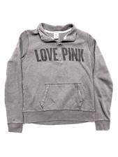 PINK Victoria s Secret Women s Sweatshirt Long Sleeve Logo Size S Women s 1/2