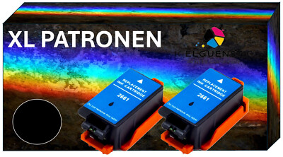 2xXL Tintenpatronen black kompatibel für Epson Workforce WF-100 W E2661 