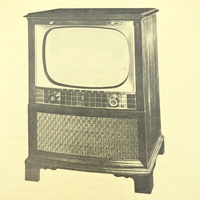 Original 1953 Zenith TV Model K226OR K2263E-3 Wire Schematic Repair Manual