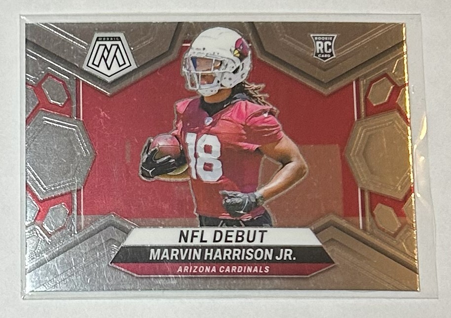 Marvin Harrison Jr. ROOKIE NFL Debut - Cardinals - 2024 Mosaic Football