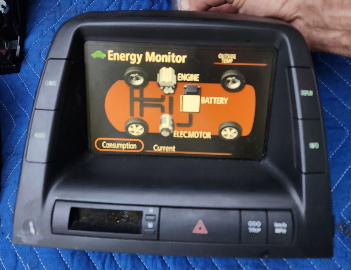 TOYOTA 大型ディスプレイ 08651-009050 配線一式付き 06 07 08 09 Toyota Prius Navigation Radio Display TouchScreen