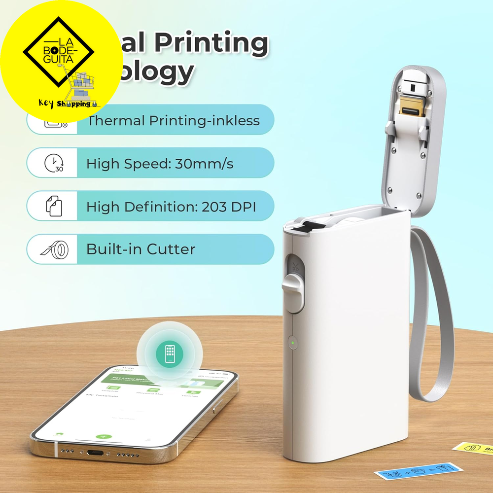 Bluetooth Label Maker P21 with Tape - Wireless Mini Portable Label Printer Bluetooth Label Maker P21 with Tape - Wireless Mini Portable Label Printer