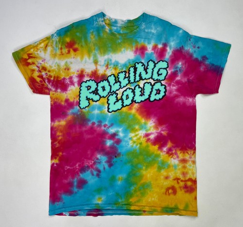 T-shirt Men Adult Medium Tie Dye Music 