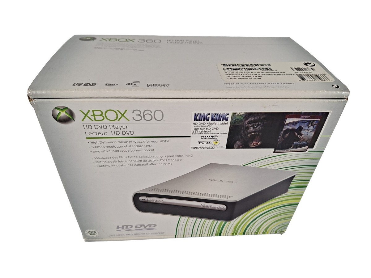 Xbox 360 HD DVD Player King Kong HD Movie Inside ~ Brand New