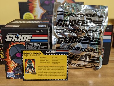 Loyal Subjects GI Joe - BEACH HEAD - Action Vinyls Wave 2 Bag Sealed!! COBRA!