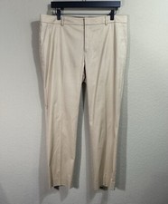 Ralph Lauren Black Label Wool Blend Tan Trouser Pants Women's 12 Stretch Career