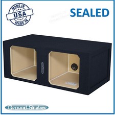 Dual Sealed Large Solo-Baric Sub Box Speaker Box Ground Shaker Enclosure