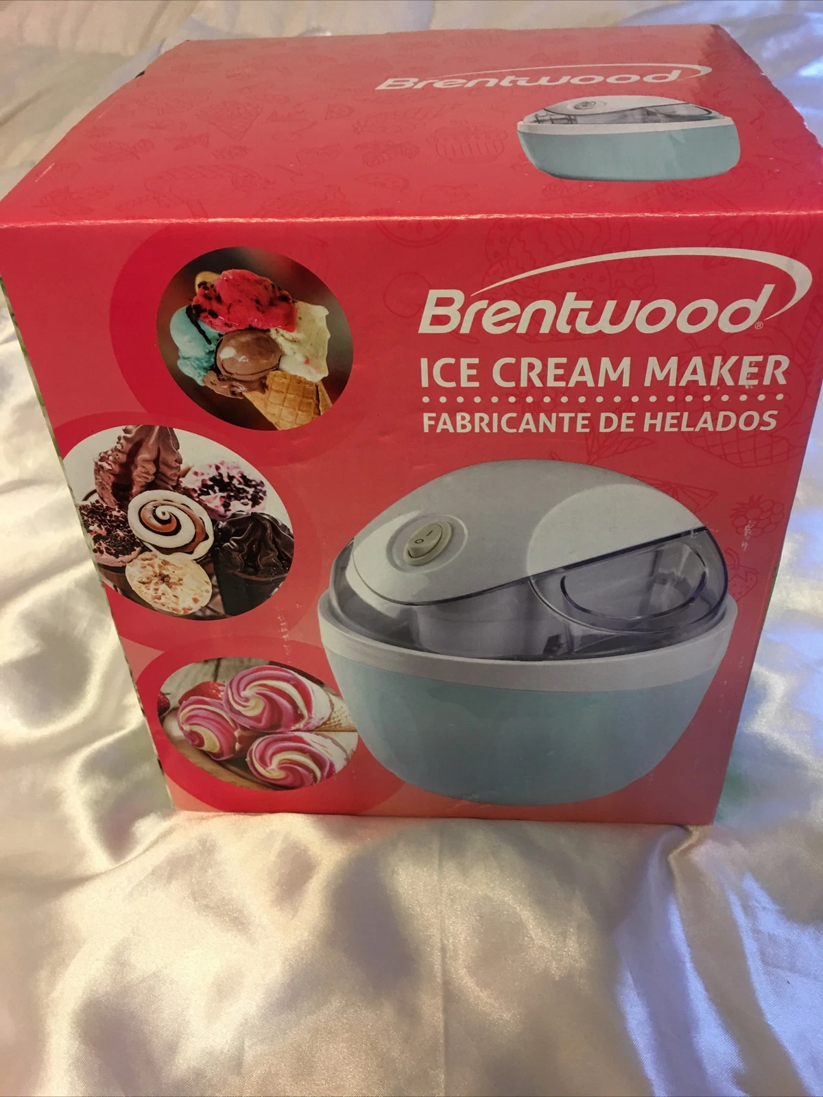 BRENTWOOD ICE CREAM & SORBET MAKER MACHINE #TS-1410BL NEW IN BOX FREE SHIPPING