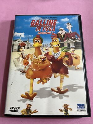 ITALIENISCHER DVD FILM HÜHNER AUF DER FLUCHT CHICKEN RUN 