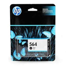 3 X Genuine HP 564 Black Standard Yield Ink Cartridge CB316WN 140