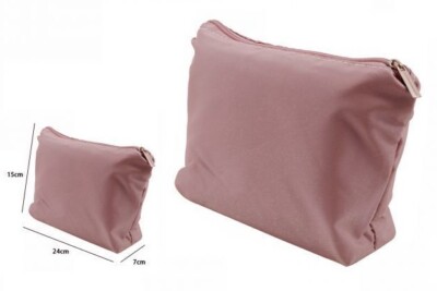 x Tasche Handtasche Schminktasche mit Reißverschluss Make-up Damen 53196 dfh